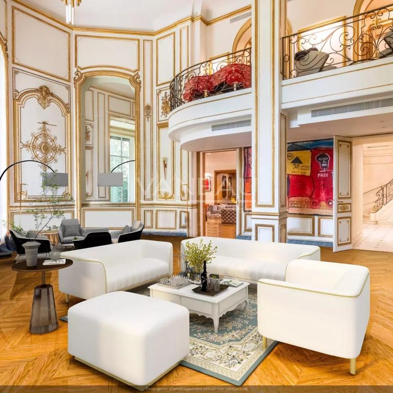 Paris XVIe - OCDE - Superbe duplex familial et de réception avec