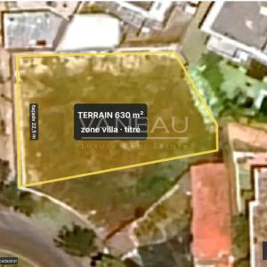 Terrain villa 630 m² – Polo – 22,5 m de façade – Titré, dossier complet