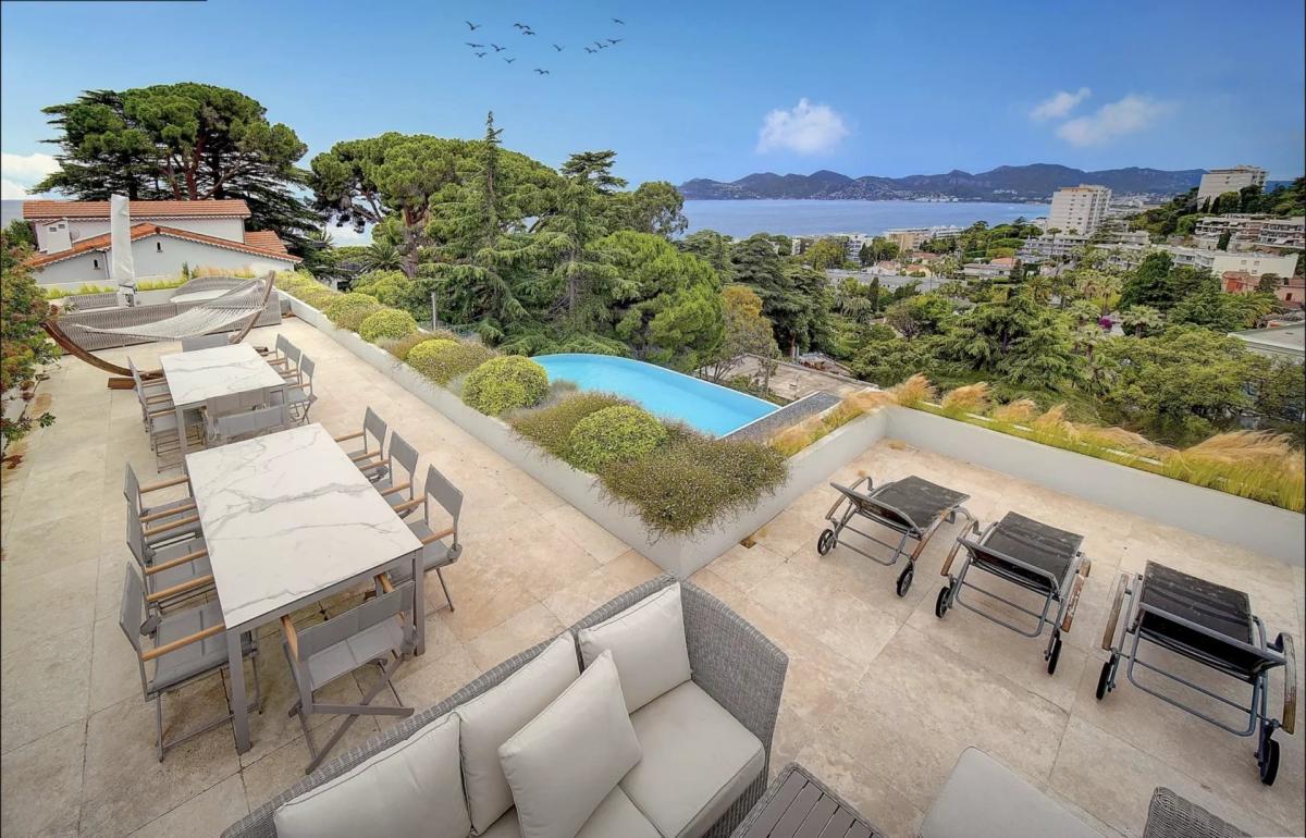 Cannes Luxueuse Villa vue mer panoramique à vendre