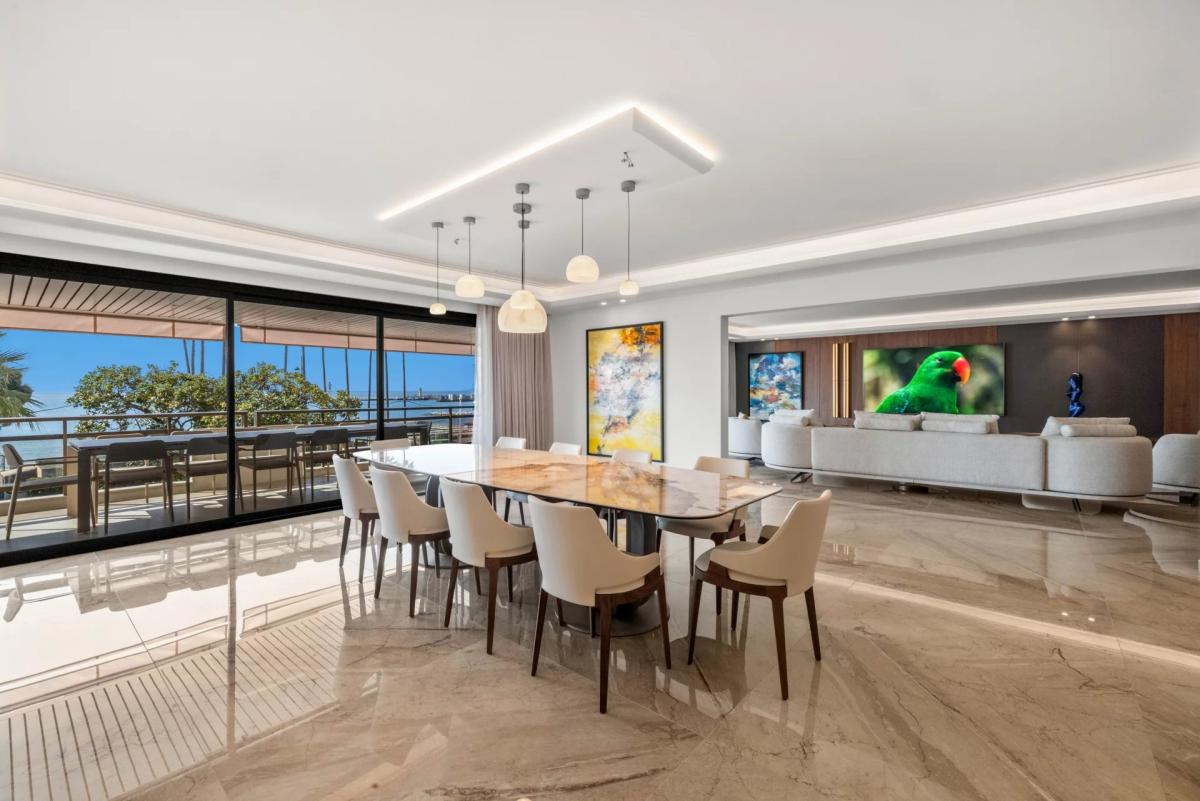 Cannes Croisette Appartement 6 pièces vue mer à vendre