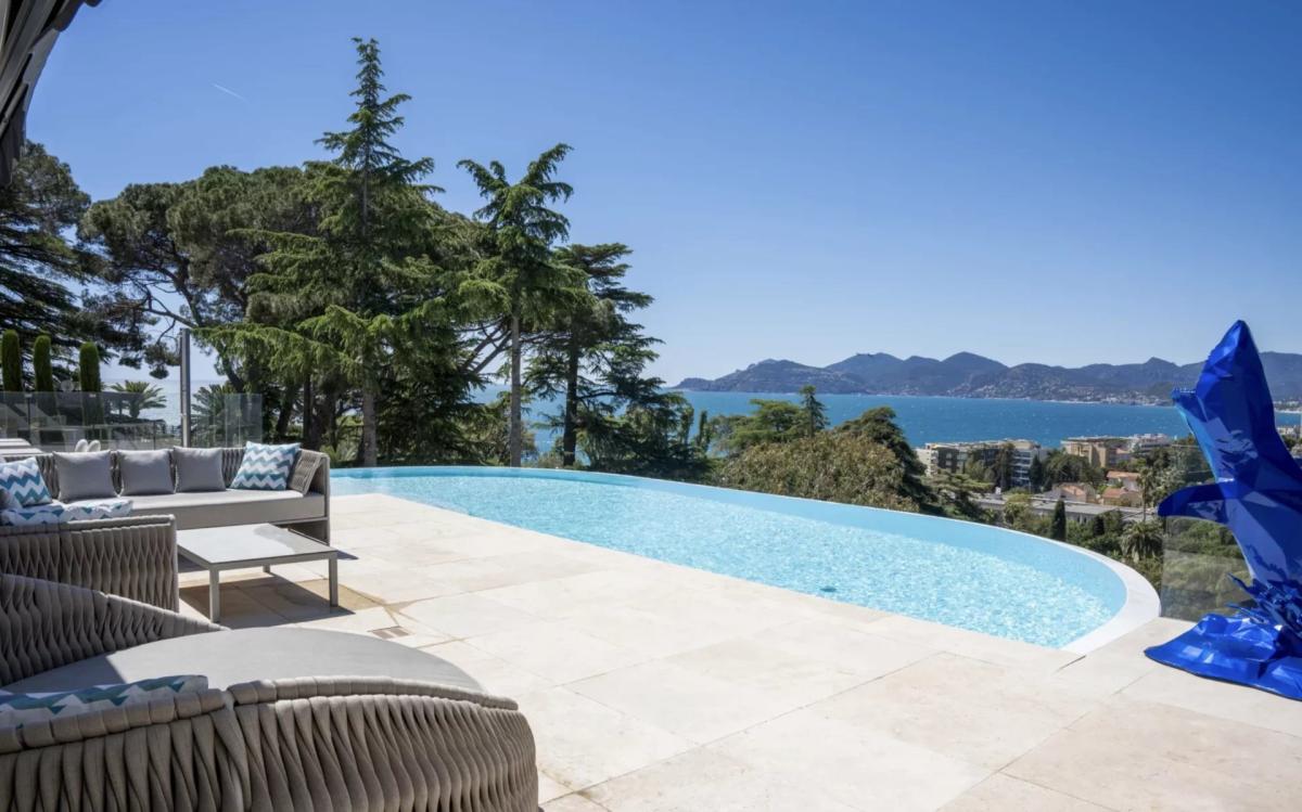 Cannes Luxueuse Villa vue mer panoramique à vendre