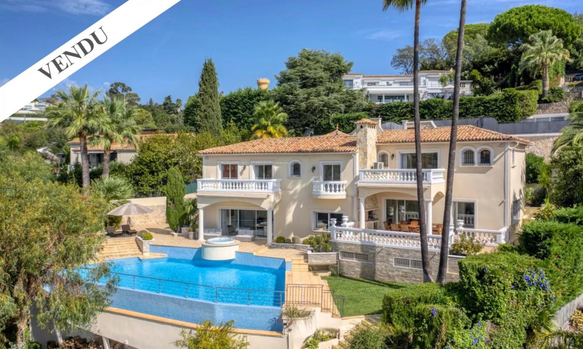 Cannes Super Cannes  Villa à vendre vue mer