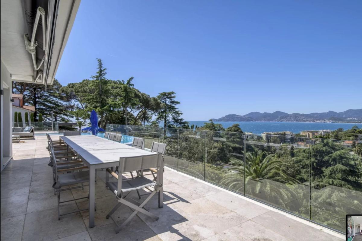 Cannes Luxueuse Villa vue mer panoramique à vendre