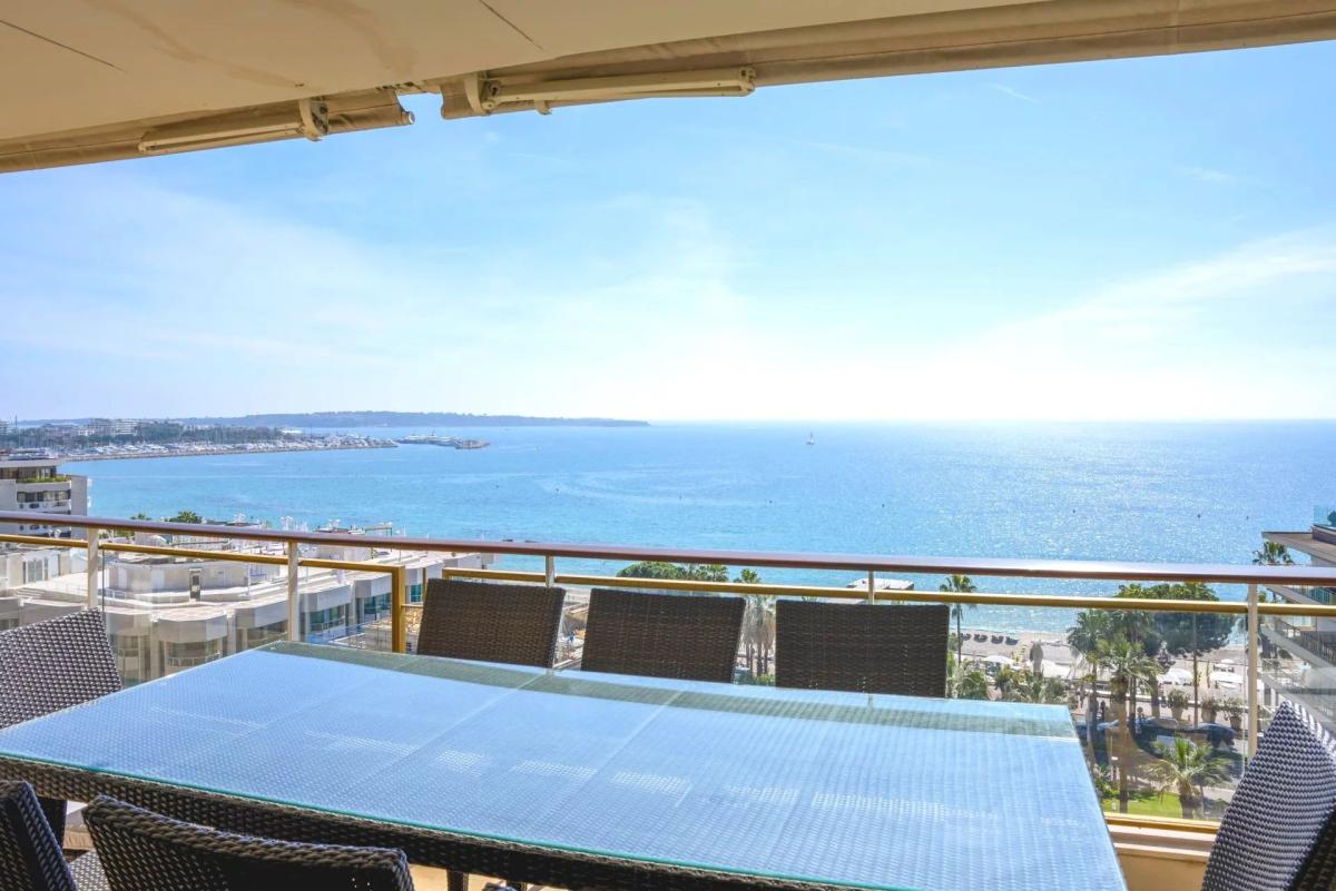 Cannes Croisette Appartement d'exception vue mer à vendre