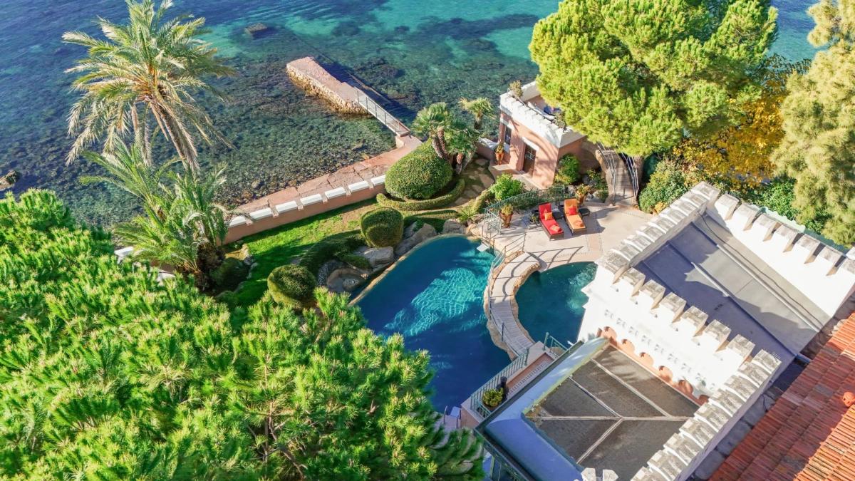 Cap D'Antibes, Chateau de la Vigie à Vendre